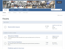 Tablet Screenshot of mautomobile.com